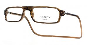 Anteojos de imán para presbicia color sepia translúcido