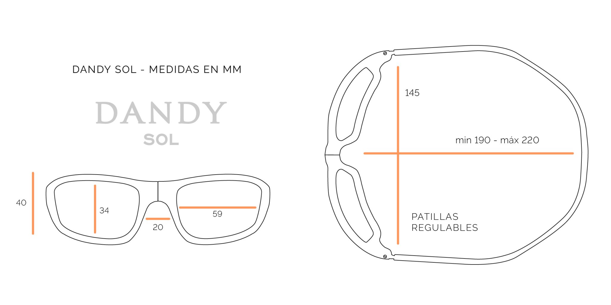 medidas sol medidas dandy sol